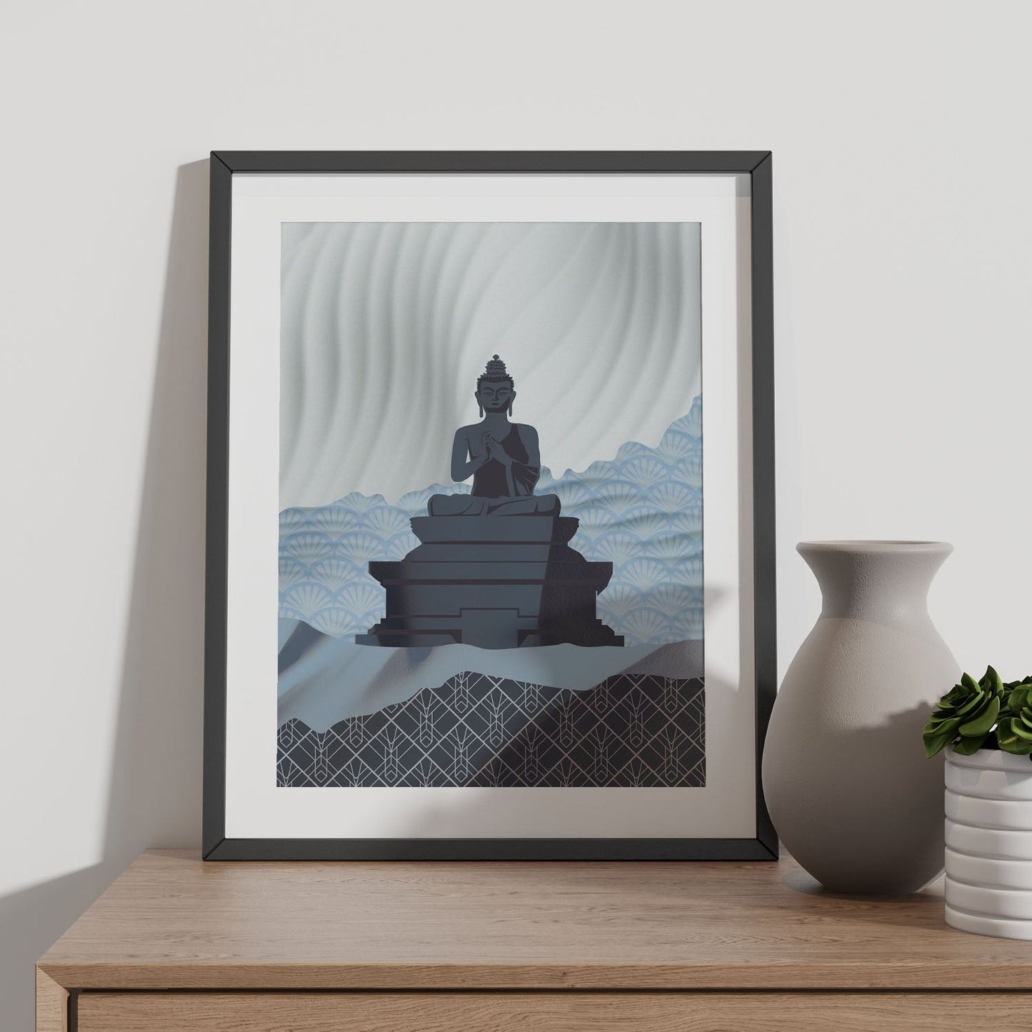 Dharmachakra Mudra Buddha-Artwork-Nacnic-Nacnic Estudio SL