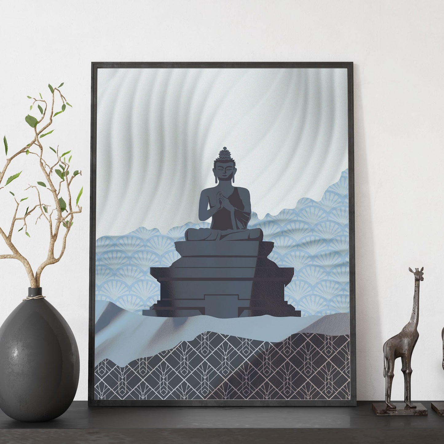 Dharmachakra Mudra Buddha-Artwork-Nacnic-Nacnic Estudio SL