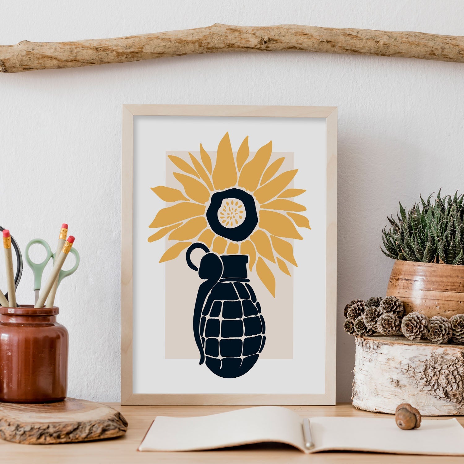 Don't Choose Violence-Artwork-Nacnic-Nacnic Estudio SL