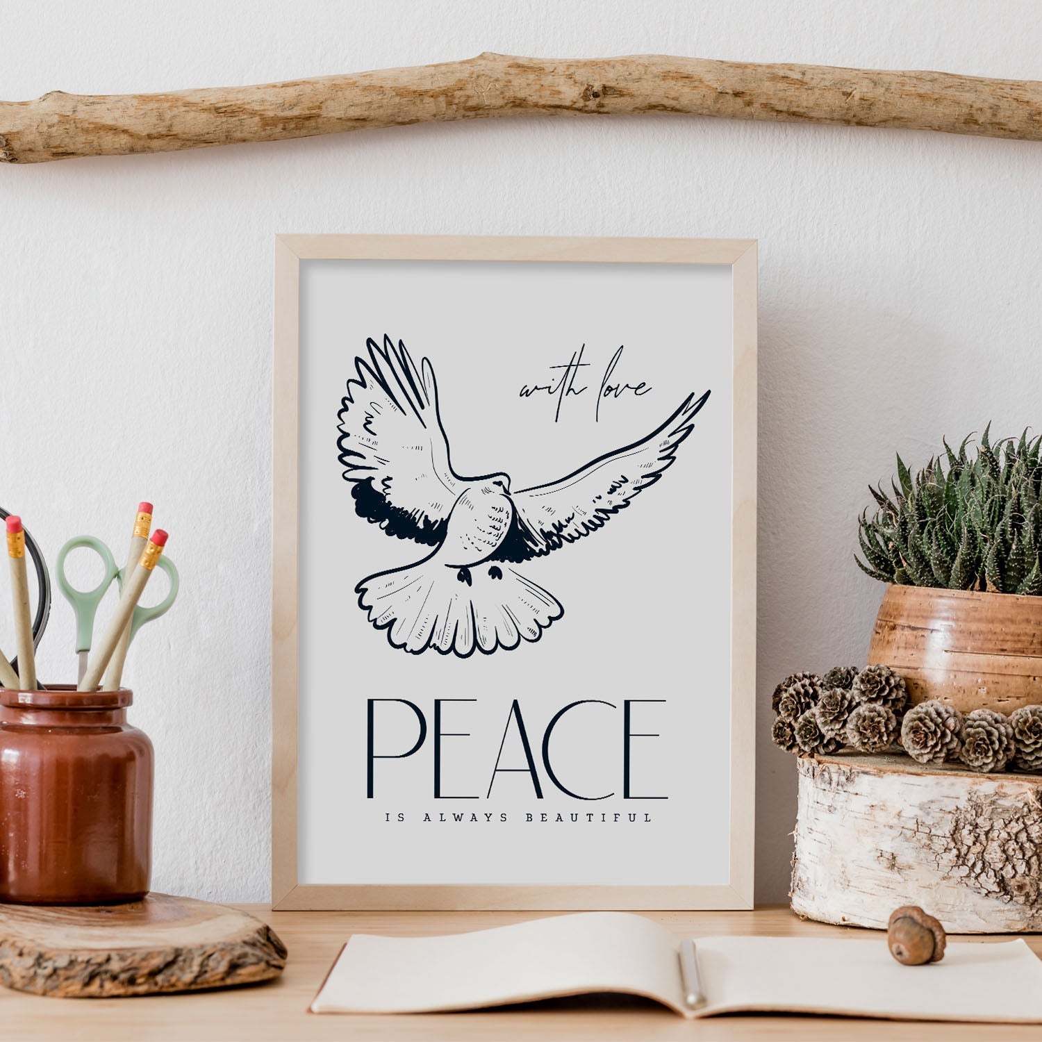 Dove peace-Artwork-Nacnic-Nacnic Estudio SL