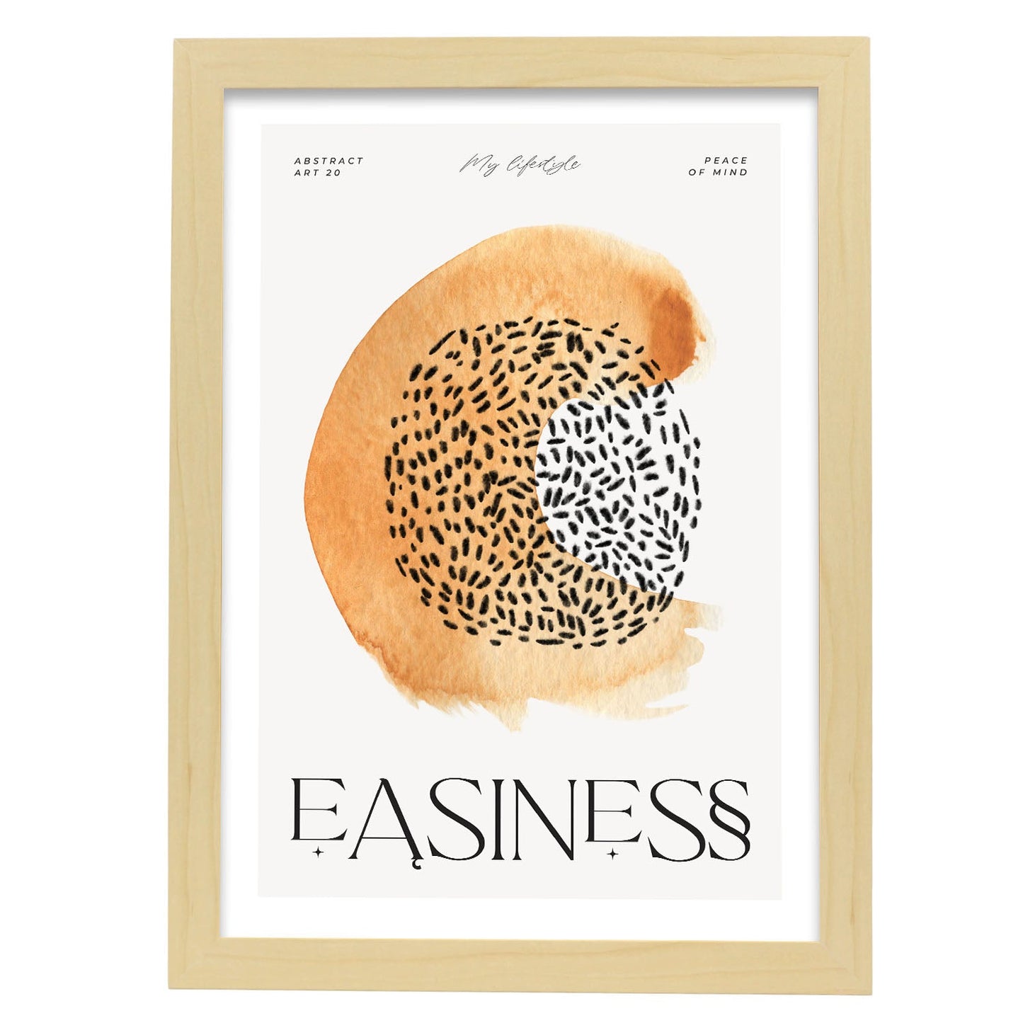 Ease of mine-Artwork-Nacnic-A3-Marco Madera clara-Nacnic Estudio SL