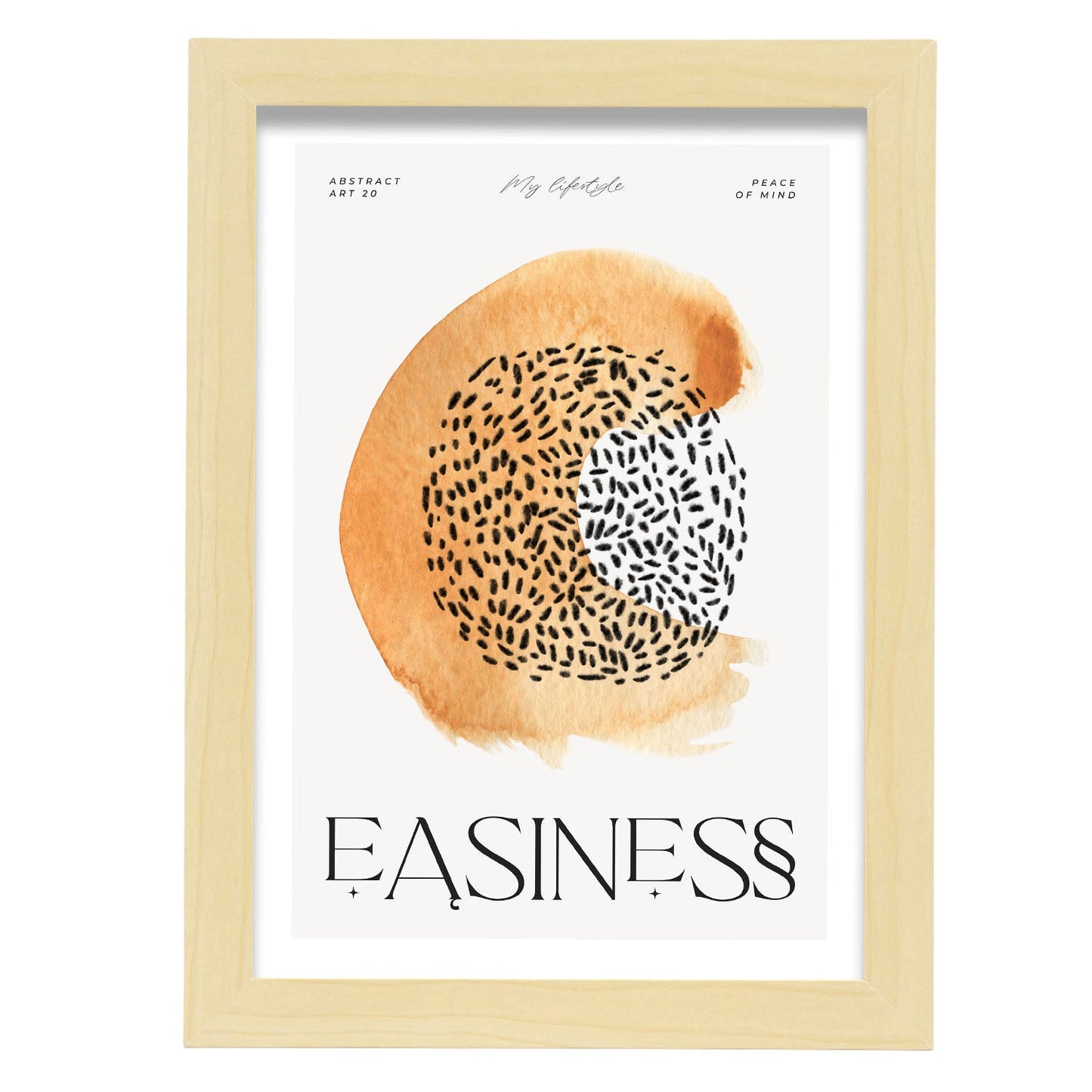 Ease of mine-Artwork-Nacnic-A4-Marco Madera clara-Nacnic Estudio SL