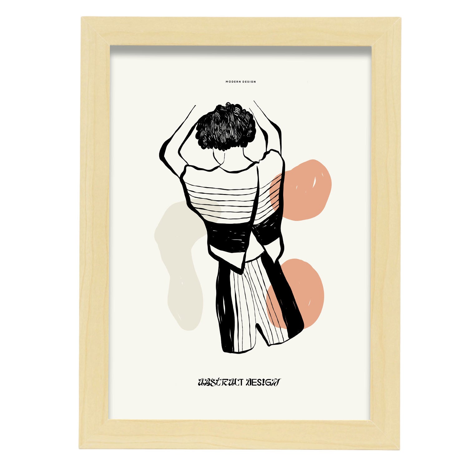 Elegance-Artwork-Nacnic-A4-Marco Madera clara-Nacnic Estudio SL