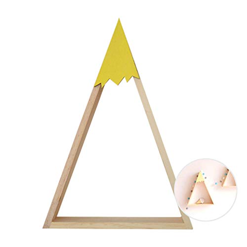 Estantería de pared azul de estilo nórdico. Estante doble flotante triangular de pared. Estantería flotante de habitación de niños y bebés, salón. Estantes de pared de madera para almacenamiento.-Nacnic-Nacnic Estudio SL