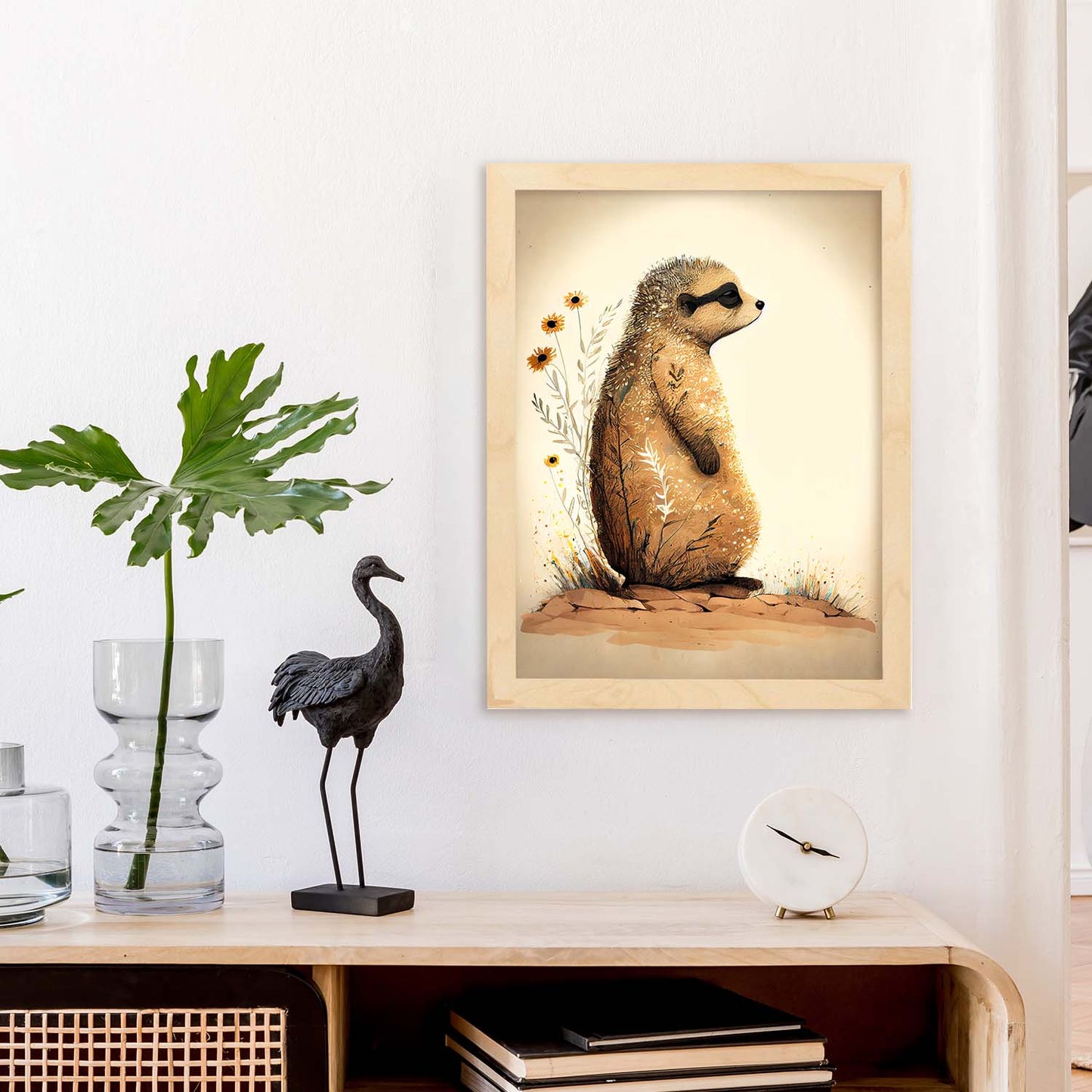 Estilo de precisionismo de sumarina esponjosa nácnica. Estampados de arte de pared estético para el diseño de dormitorio o sala de estar.-Artwork-Nacnic-Nacnic Estudio SL