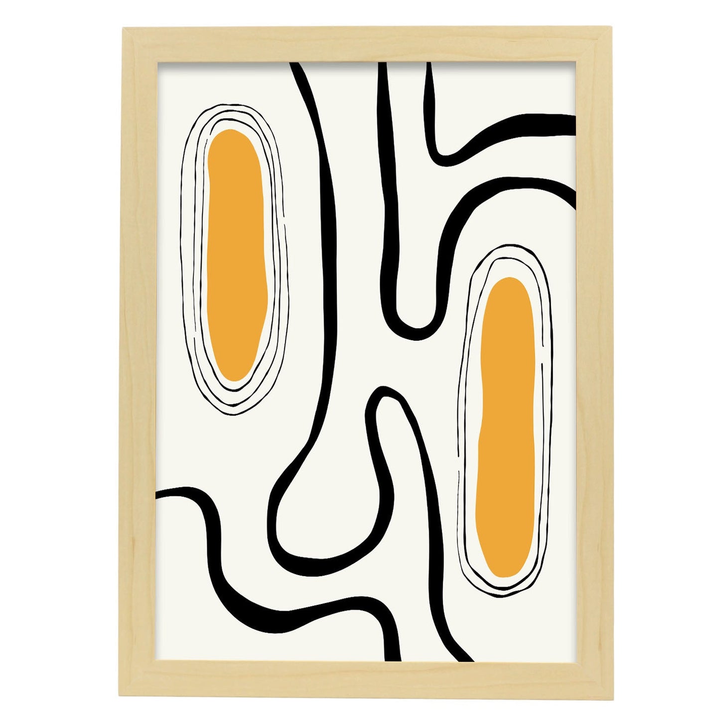 Exquisite-Artwork-Nacnic-A3-Marco Madera clara-Nacnic Estudio SL