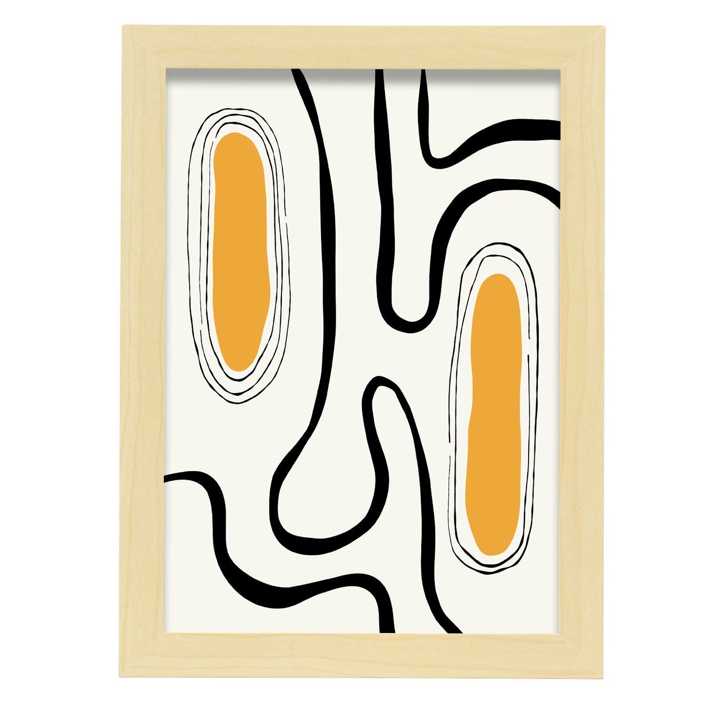 Exquisite-Artwork-Nacnic-A4-Marco Madera clara-Nacnic Estudio SL