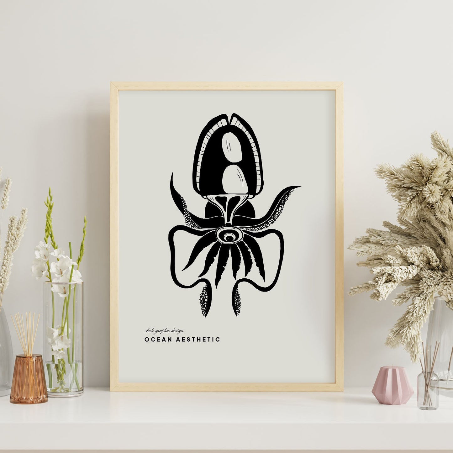Eye-Flash Squid-Artwork-Nacnic-Nacnic Estudio SL