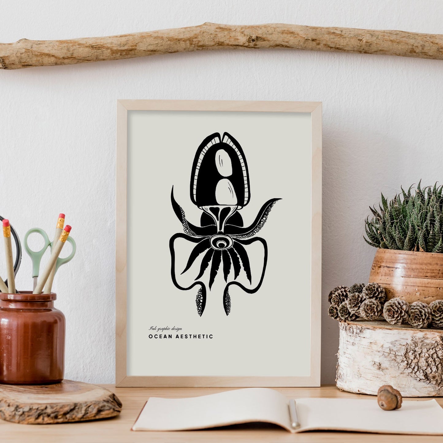 Eye-Flash Squid-Artwork-Nacnic-Nacnic Estudio SL