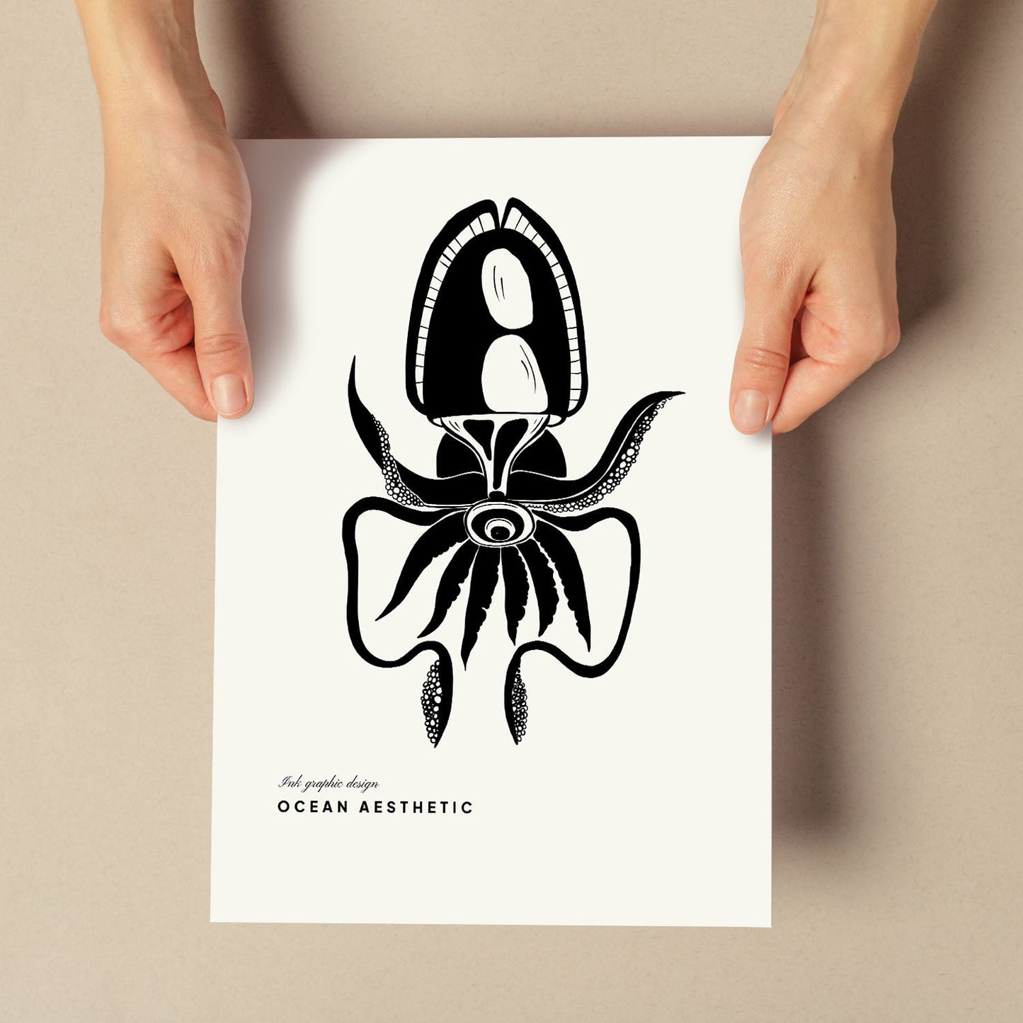 Eye-Flash Squid-Artwork-Nacnic-Nacnic Estudio SL
