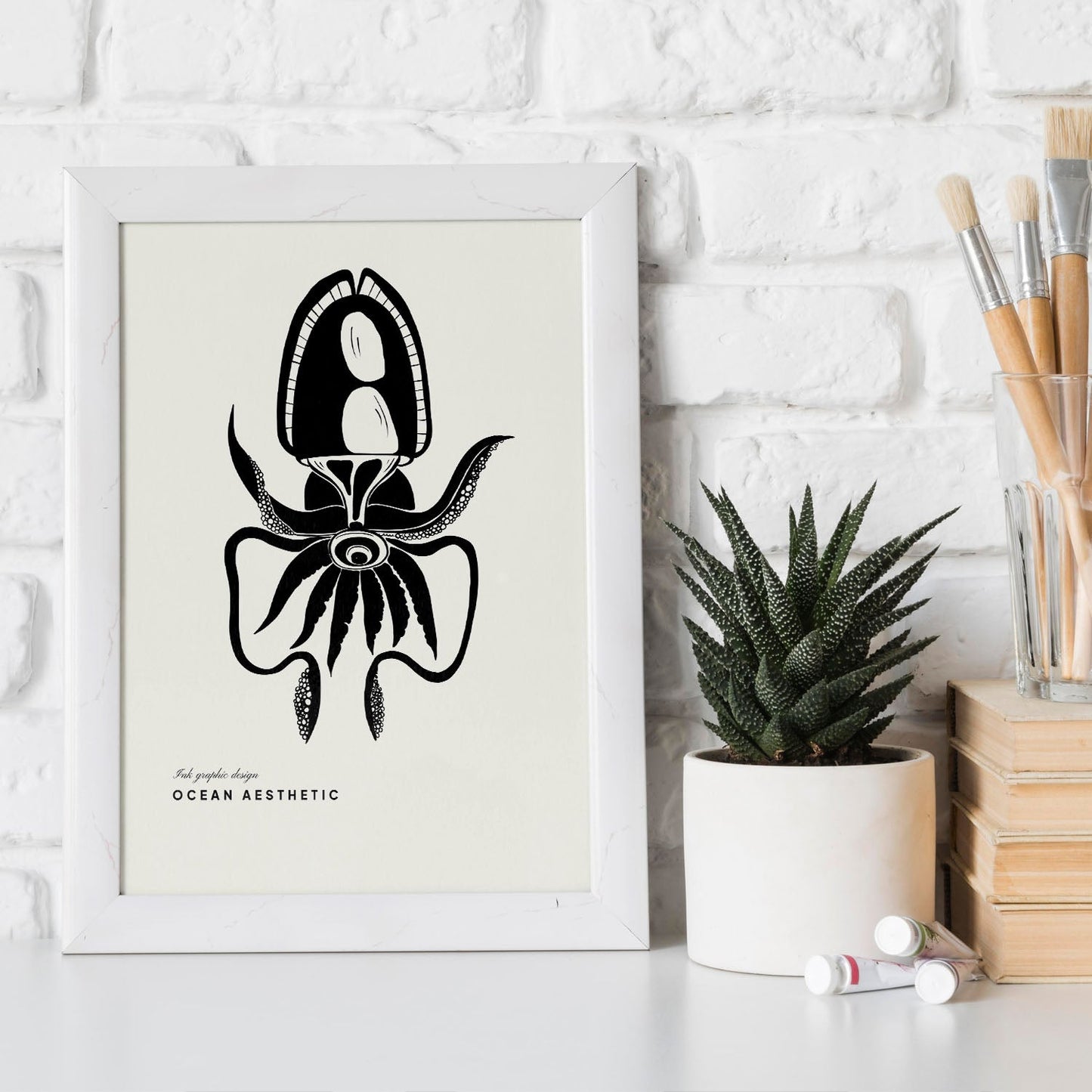 Eye-Flash Squid-Artwork-Nacnic-Nacnic Estudio SL