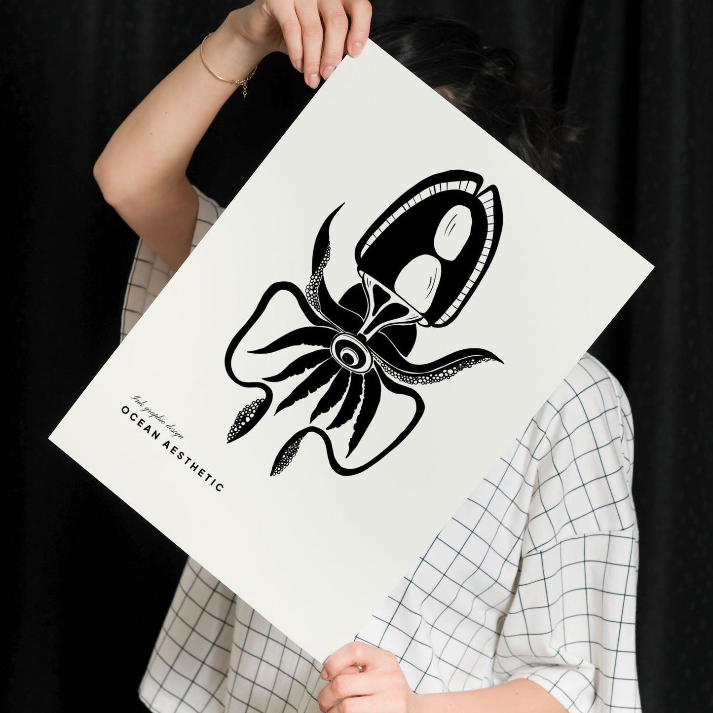Eye-Flash Squid-Artwork-Nacnic-Nacnic Estudio SL