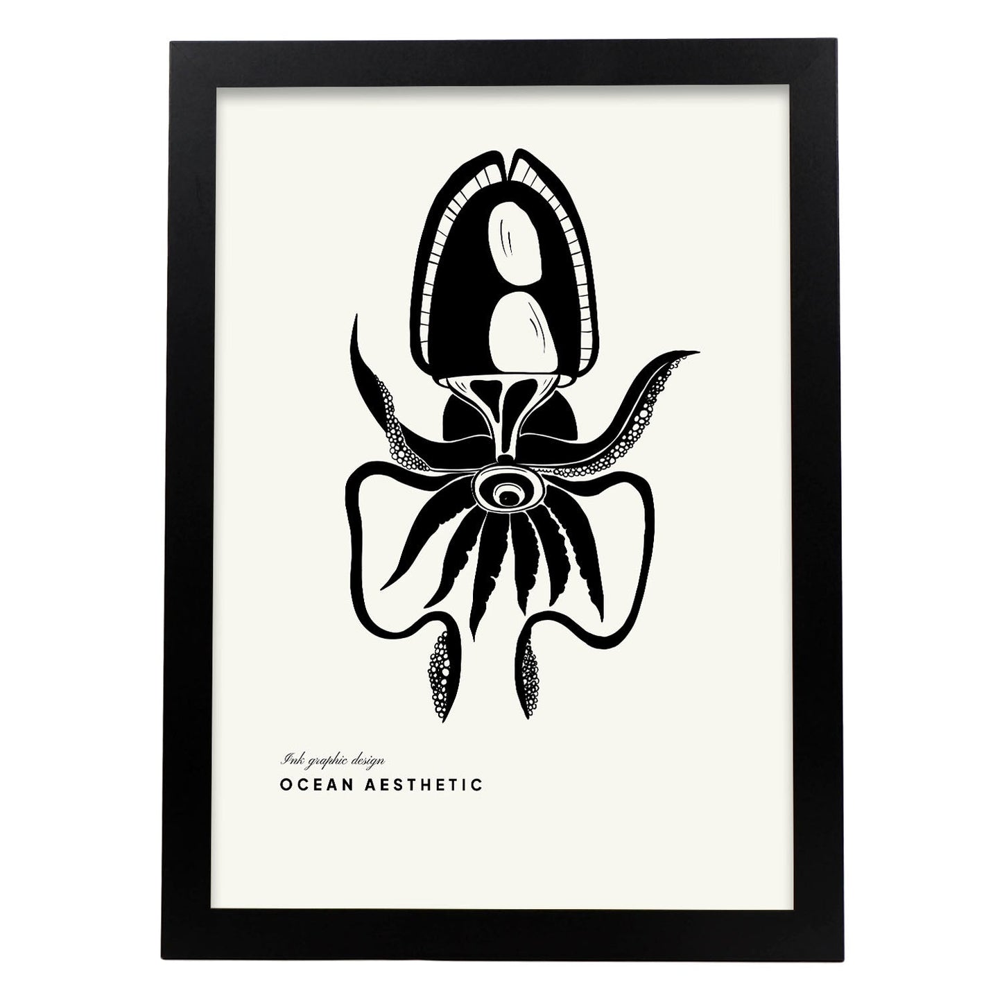 Eye-Flash Squid-Artwork-Nacnic-A3-Sin marco-Nacnic Estudio SL