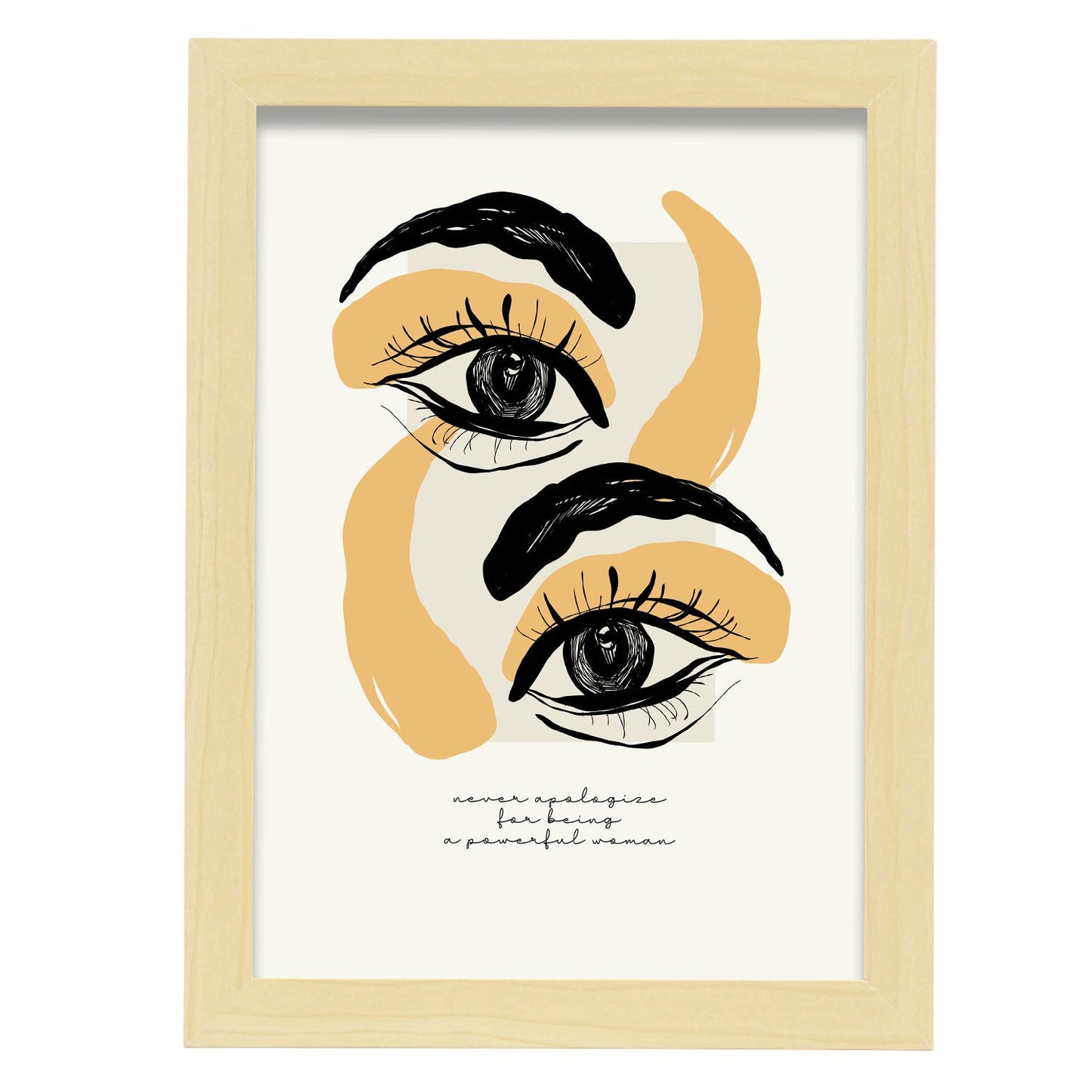 Eyeful-Artwork-Nacnic-A4-Marco Madera clara-Nacnic Estudio SL