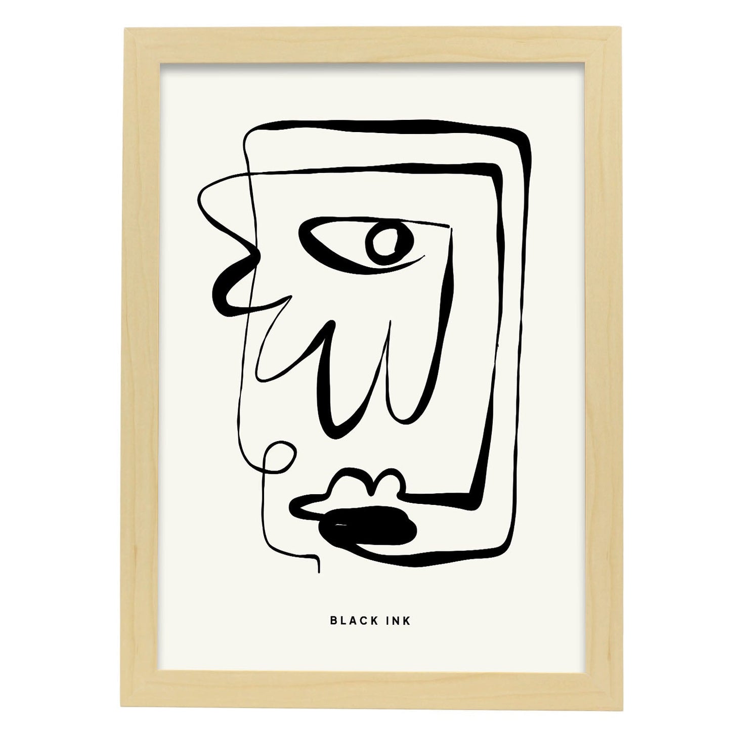 Face-Artwork-Nacnic-A3-Marco Madera clara-Nacnic Estudio SL