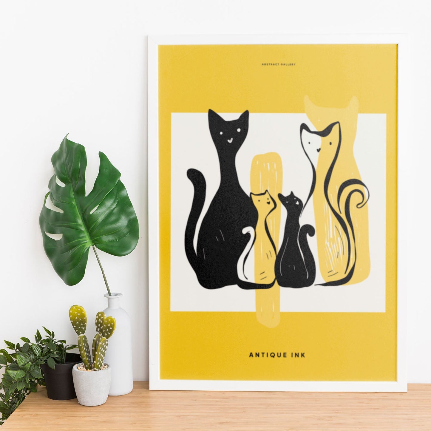 Family Cat-Artwork-Nacnic-Nacnic Estudio SL