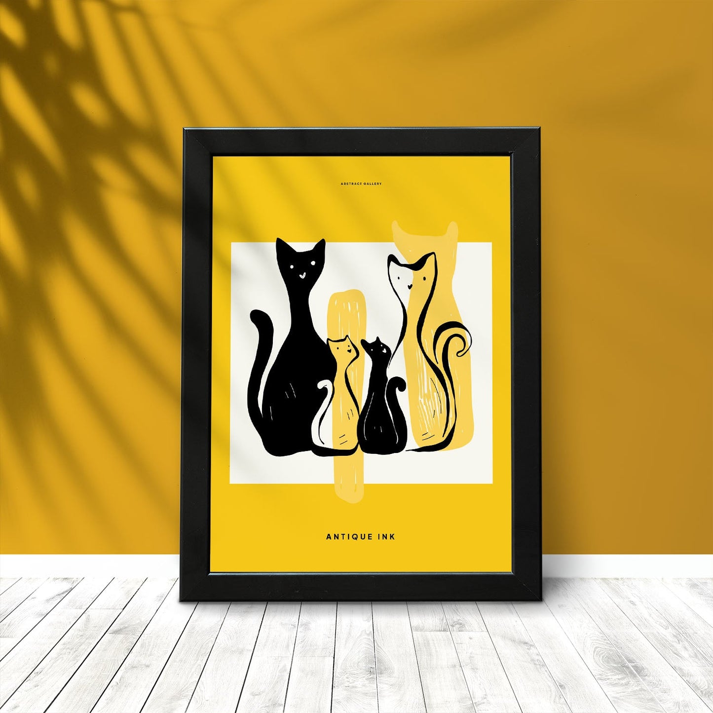Family Cat-Artwork-Nacnic-Nacnic Estudio SL