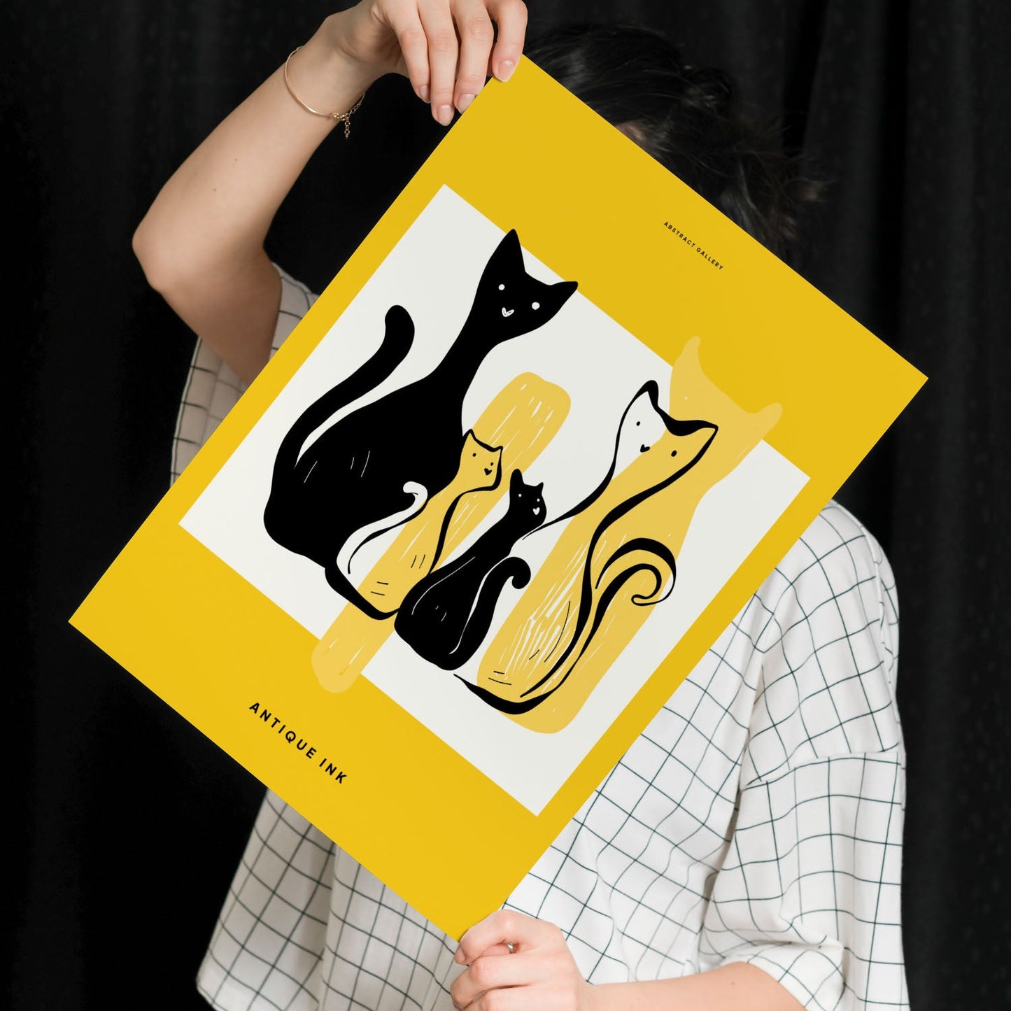 Family Cat-Artwork-Nacnic-Nacnic Estudio SL