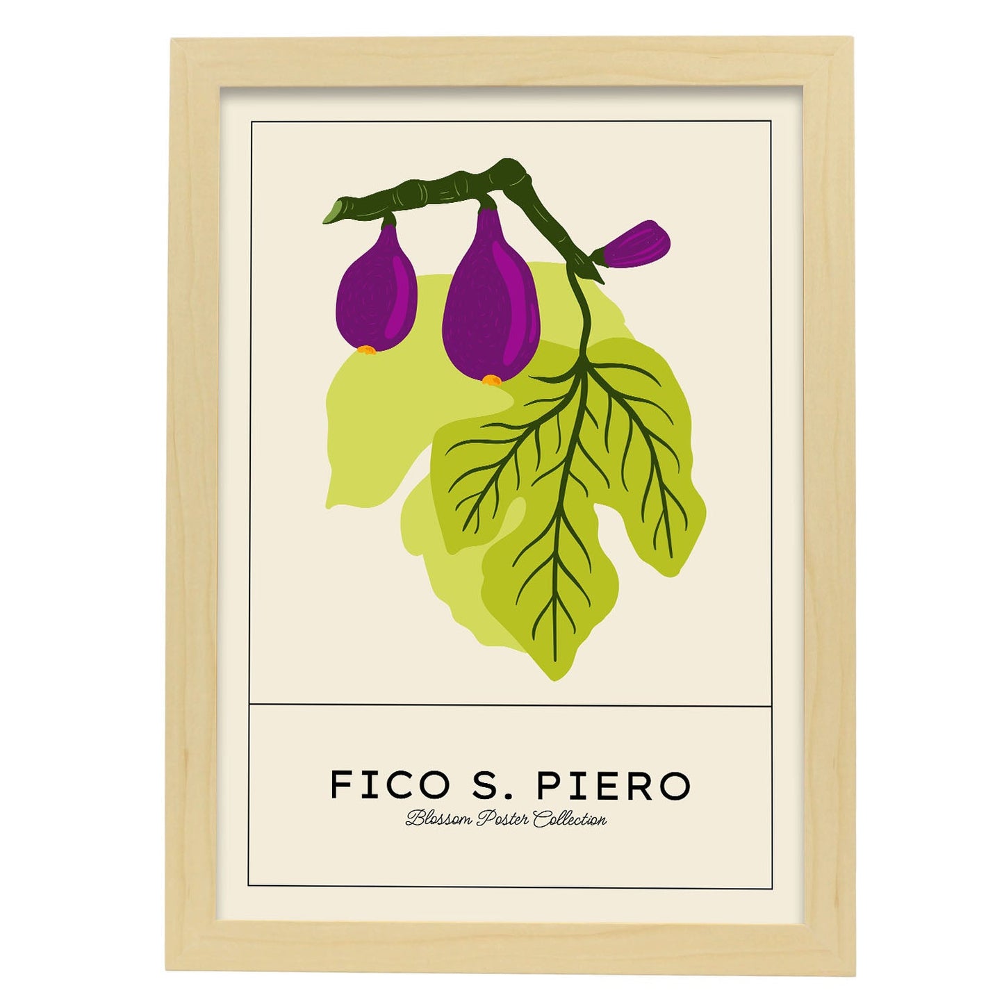 Fico S Piero-Artwork-Nacnic-A3-Marco Madera clara-Nacnic Estudio SL