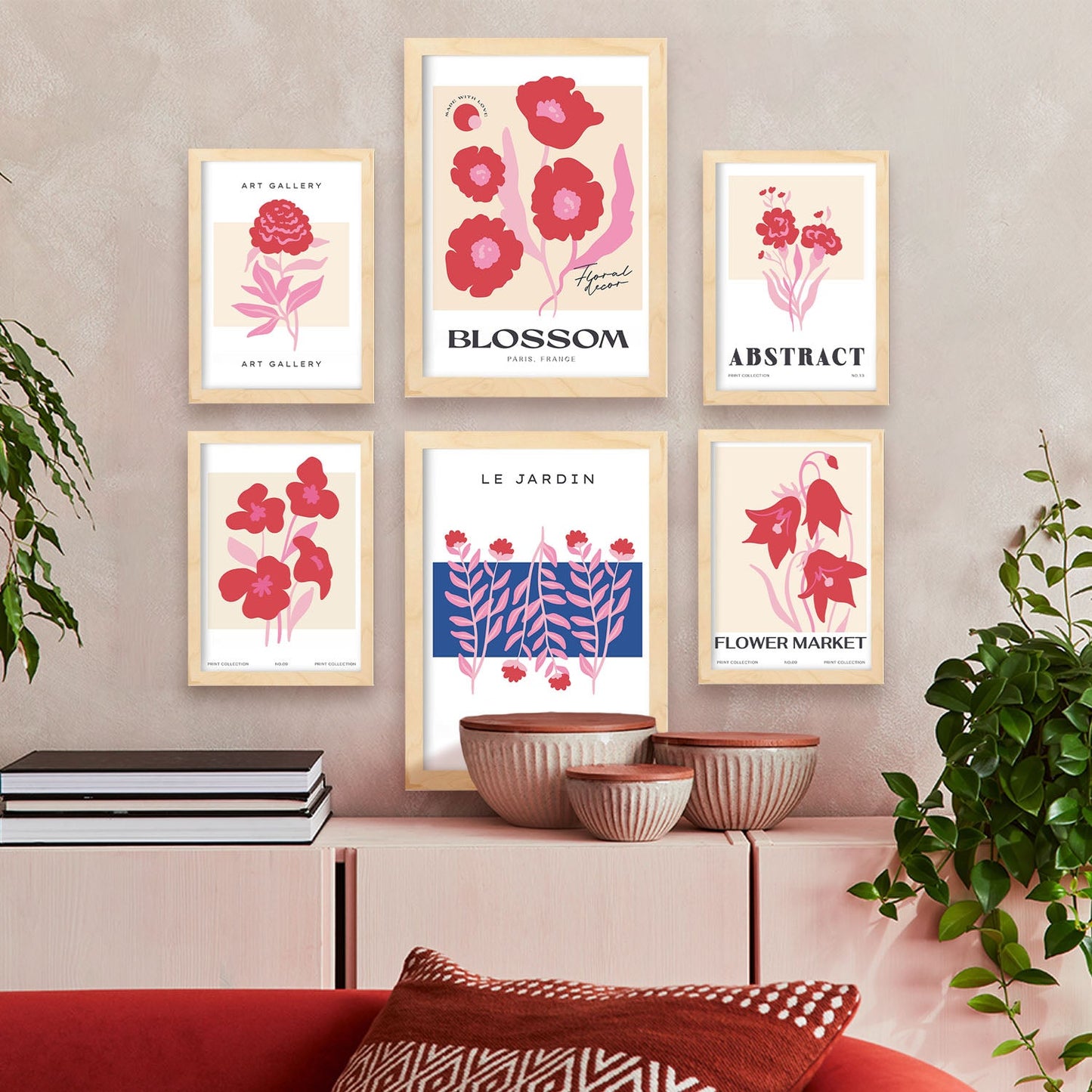 Flower Posters. Blossoming. Nature and Botany-Artwork-Nacnic-Nacnic Estudio SL