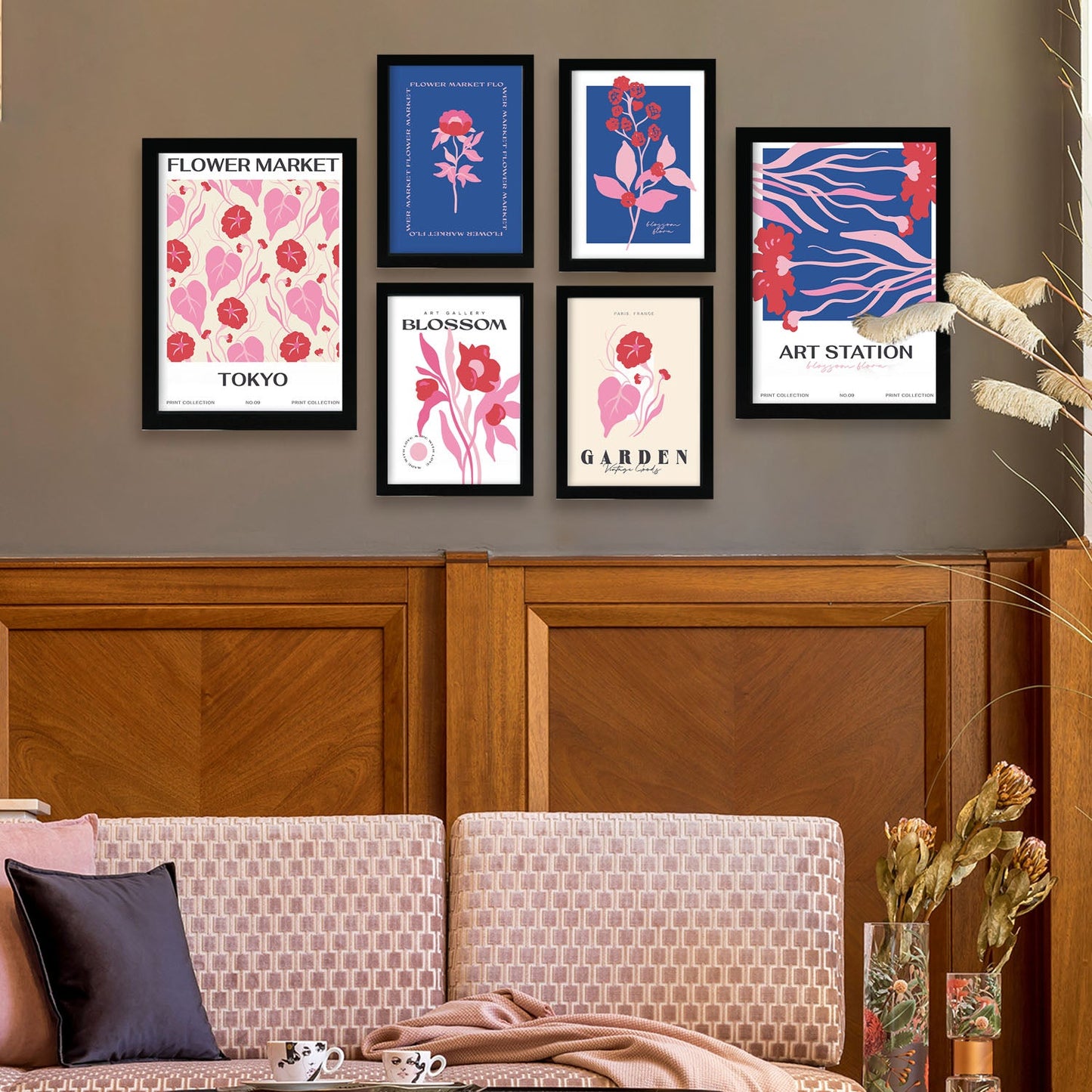 Flower Posters. Flower Market. Nature and Botany-Artwork-Nacnic-Nacnic Estudio SL