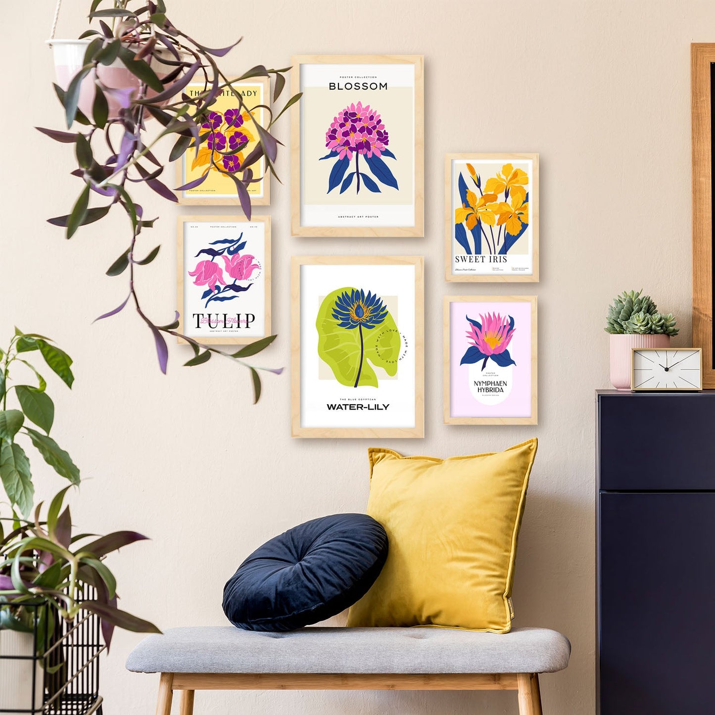 Flower Posters. Sweetness. Nature and Botany-Artwork-Nacnic-Nacnic Estudio SL