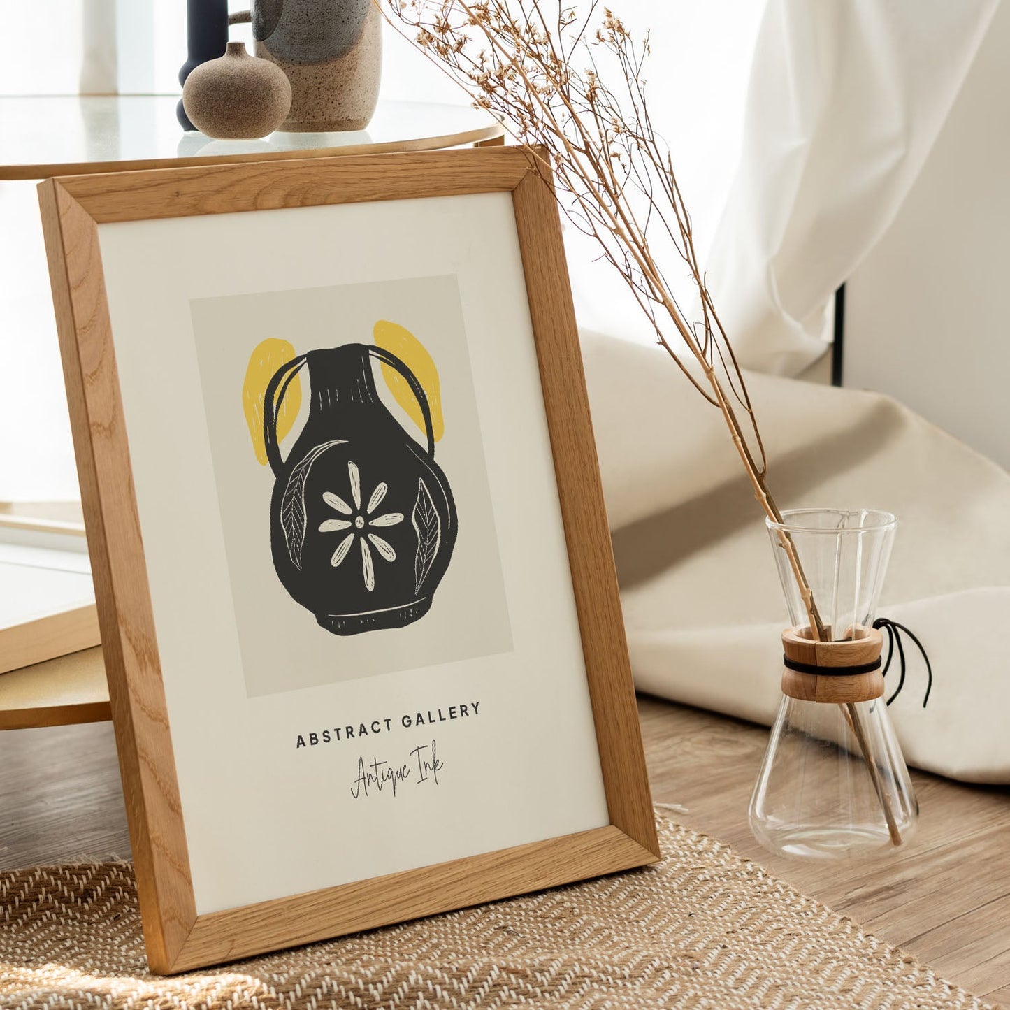 Flower Vase-Artwork-Nacnic-Nacnic Estudio SL