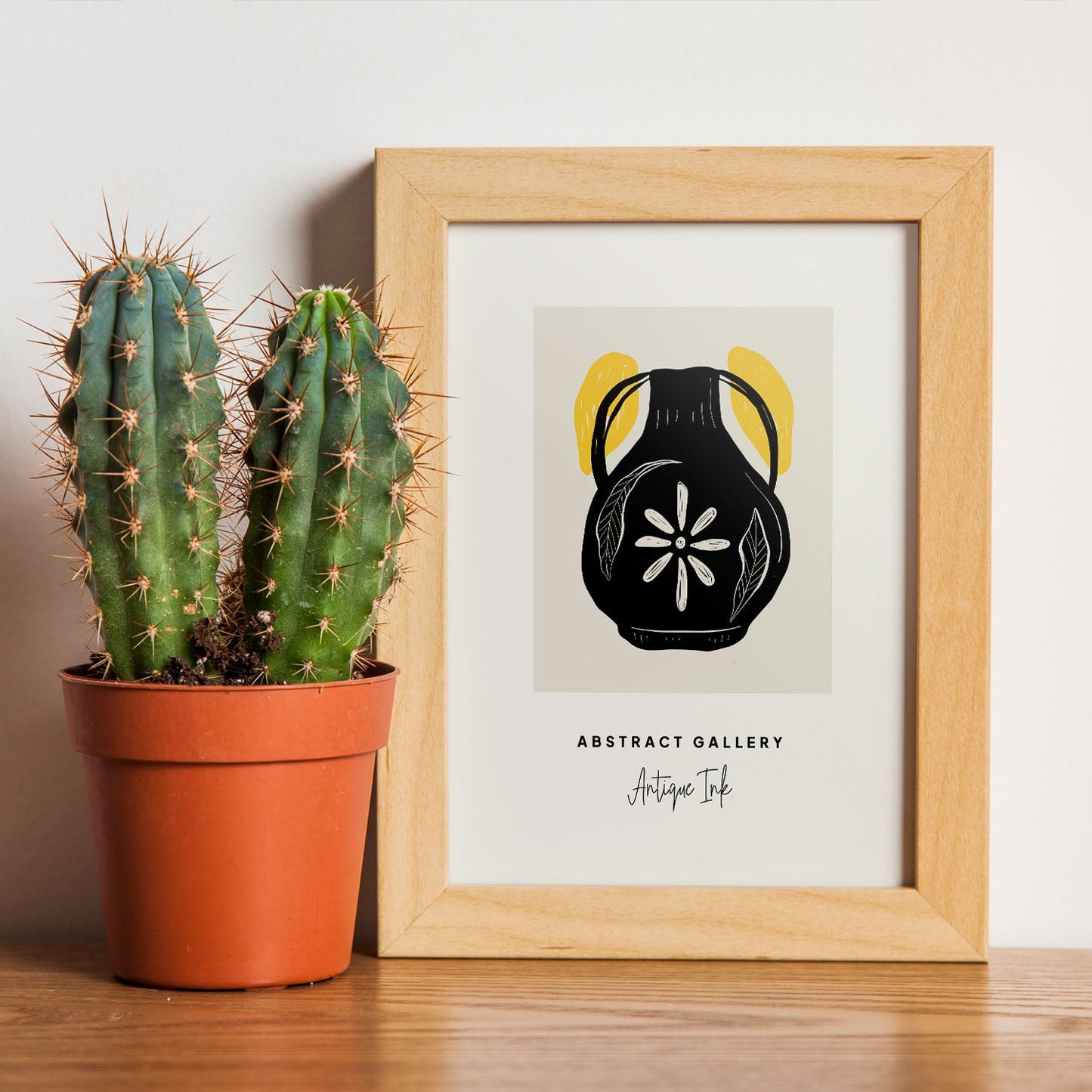 Flower Vase-Artwork-Nacnic-Nacnic Estudio SL