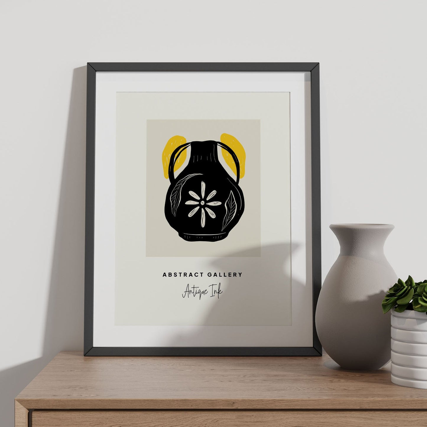 Flower Vase-Artwork-Nacnic-Nacnic Estudio SL