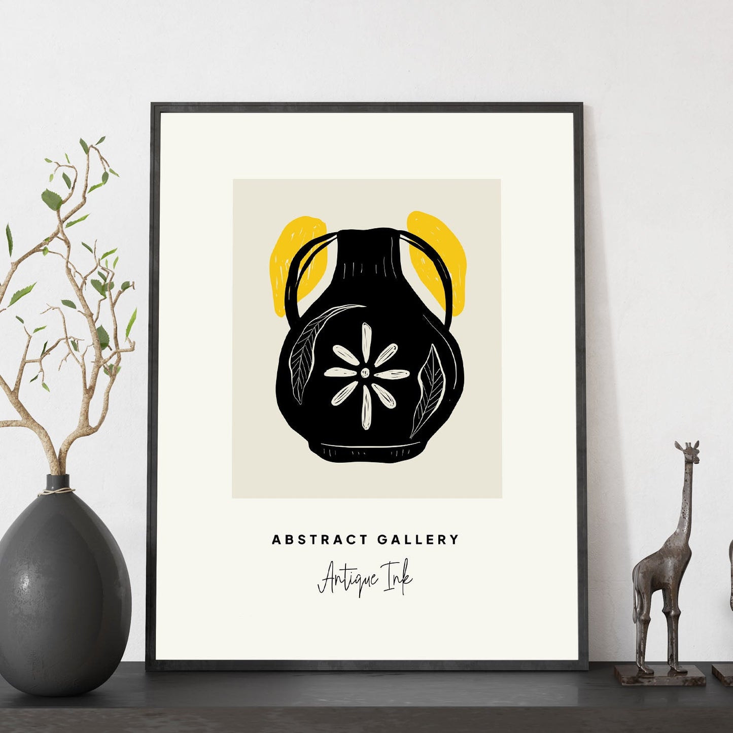 Flower Vase-Artwork-Nacnic-Nacnic Estudio SL
