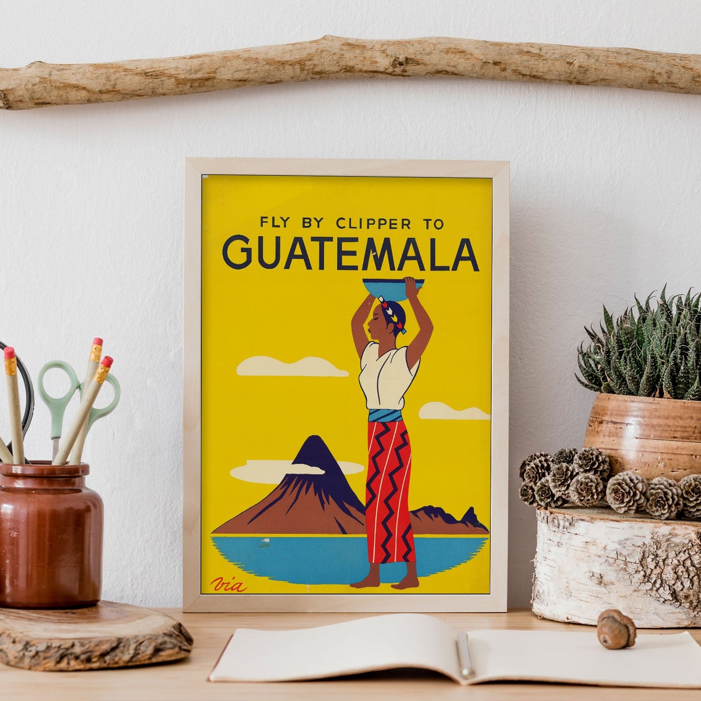 Fly_By_Clipper_To_Guatemala-Artwork-Nacnic-Nacnic Estudio SL