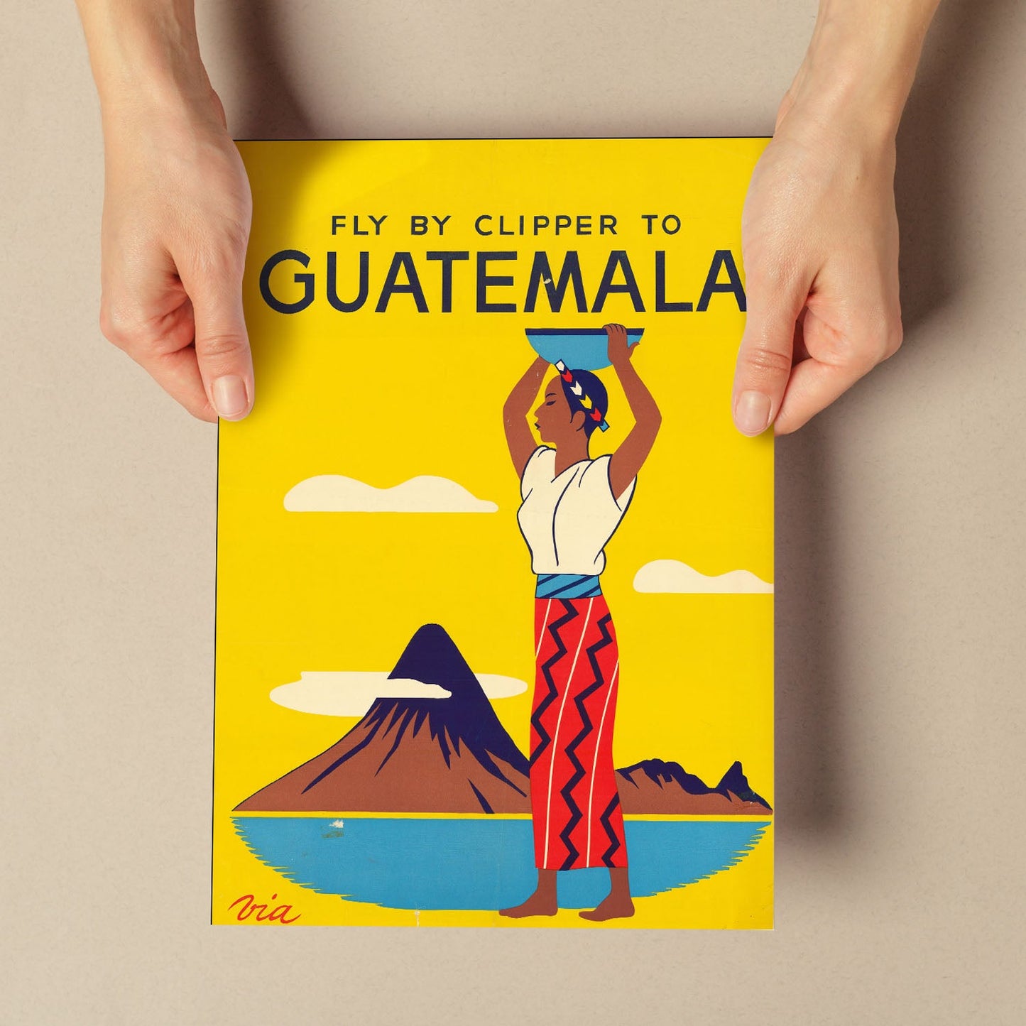 Fly_By_Clipper_To_Guatemala-Artwork-Nacnic-Nacnic Estudio SL