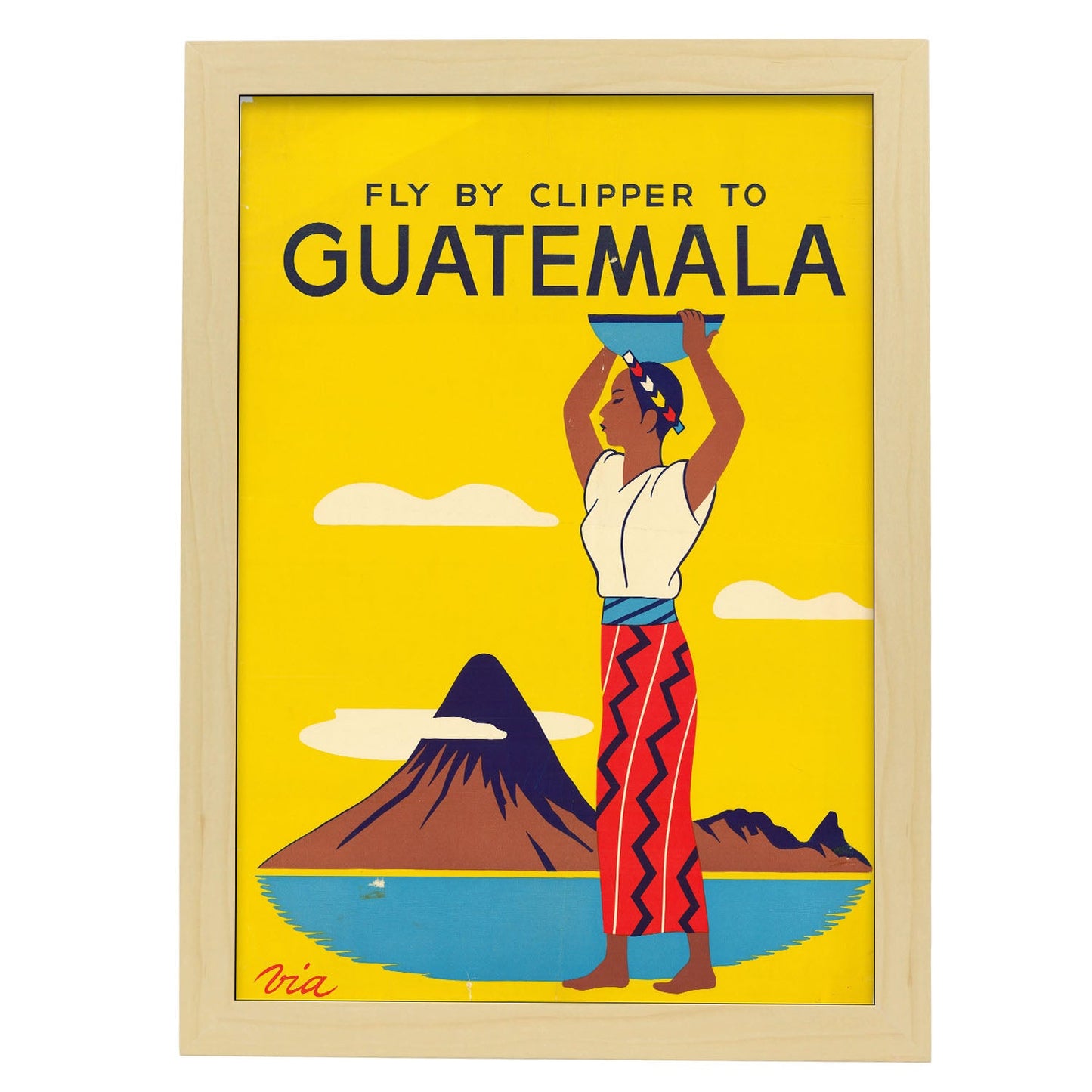 Fly_By_Clipper_To_Guatemala-Artwork-Nacnic-A3-Marco Madera clara-Nacnic Estudio SL
