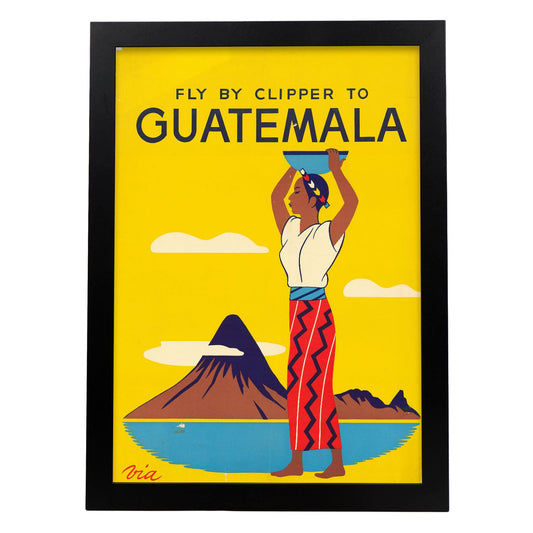 Fly_By_Clipper_To_Guatemala-Artwork-Nacnic-A3-Sin marco-Nacnic Estudio SL