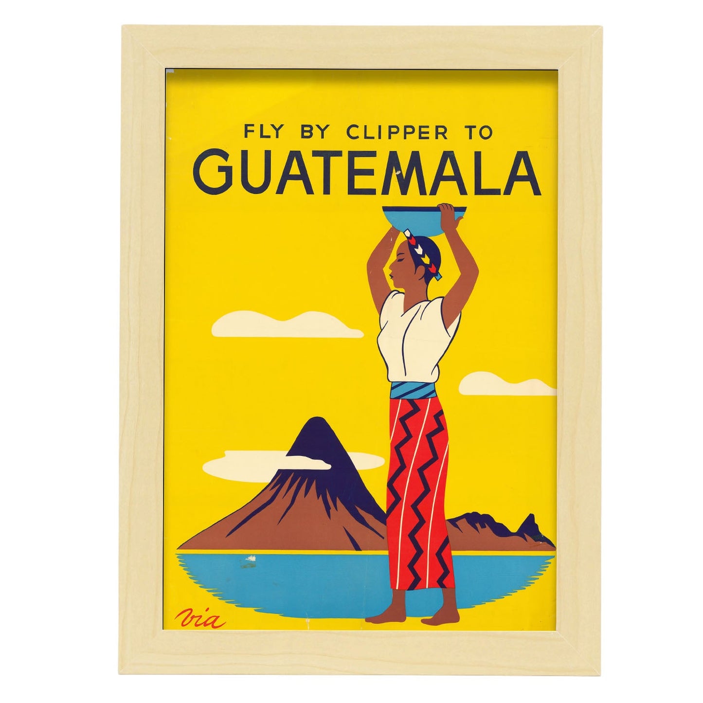 Fly_By_Clipper_To_Guatemala-Artwork-Nacnic-A4-Marco Madera clara-Nacnic Estudio SL