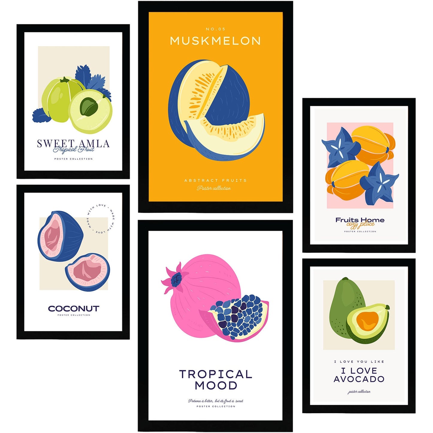 Food and Plants Posters. Tropical Mood. Nature and Botany-Artwork-Nacnic-Nacnic Estudio SL