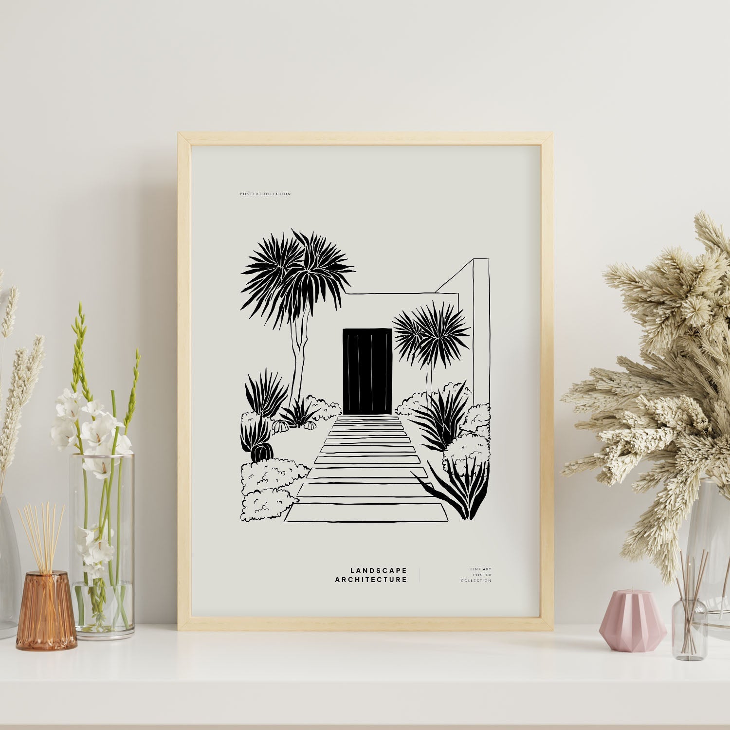 Front Lawn Dessert Style-Artwork-Nacnic-Nacnic Estudio SL