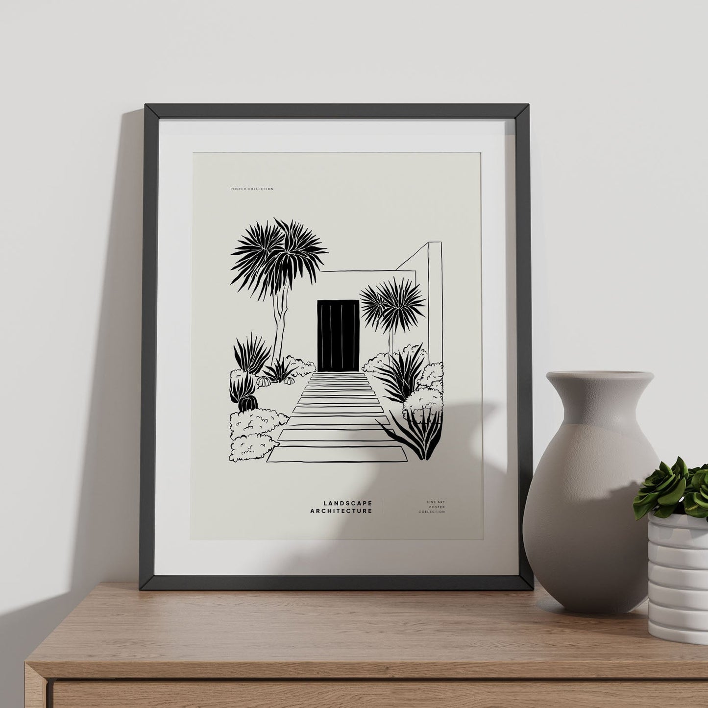 Front Lawn Dessert Style-Artwork-Nacnic-Nacnic Estudio SL