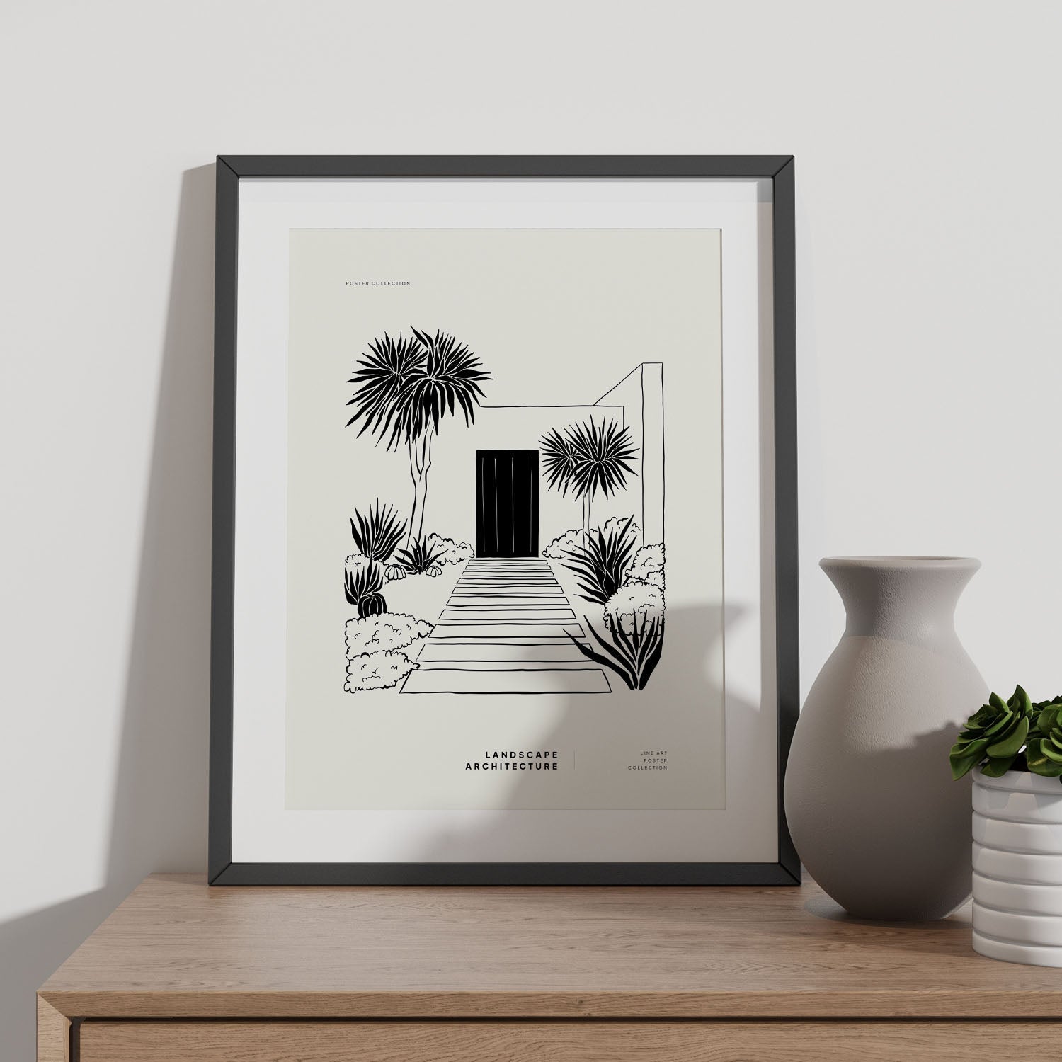 Front Lawn Dessert Style-Artwork-Nacnic-Nacnic Estudio SL