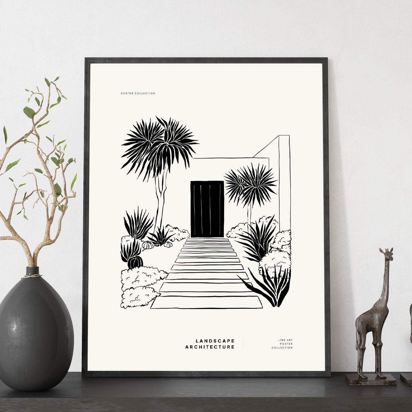 Front Lawn Dessert Style-Artwork-Nacnic-Nacnic Estudio SL