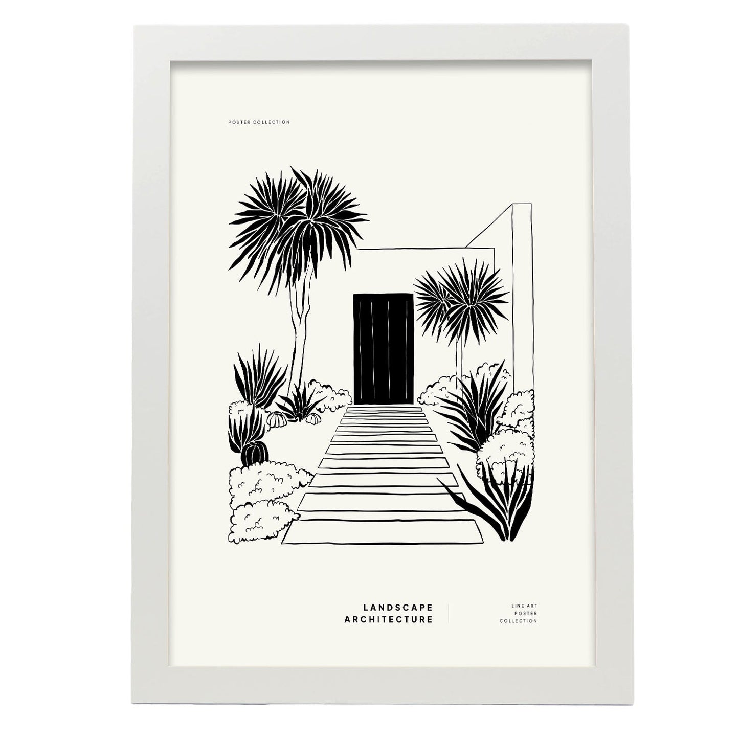 Front Lawn Dessert Style-Artwork-Nacnic-A3-Marco Blanco-Nacnic Estudio SL