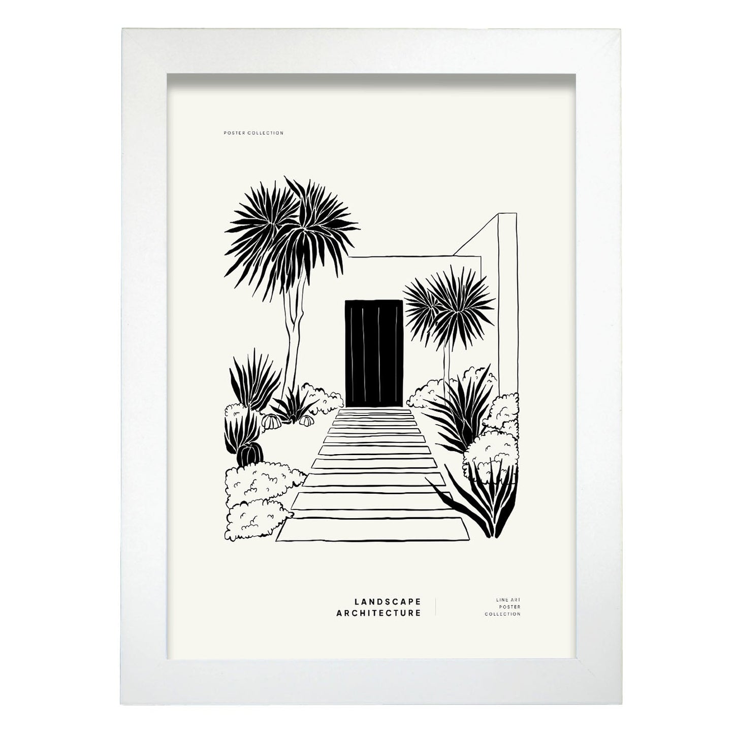 Front Lawn Dessert Style-Artwork-Nacnic-A4-Marco Blanco-Nacnic Estudio SL