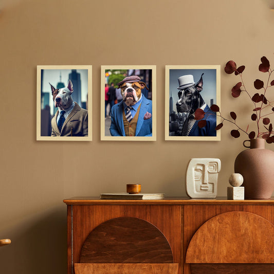 Fun Realistic Illustrations of Animals in human clothing Interior Design and Decoration Set Collection 14-Artwork-Nacnic-Nacnic Estudio SL