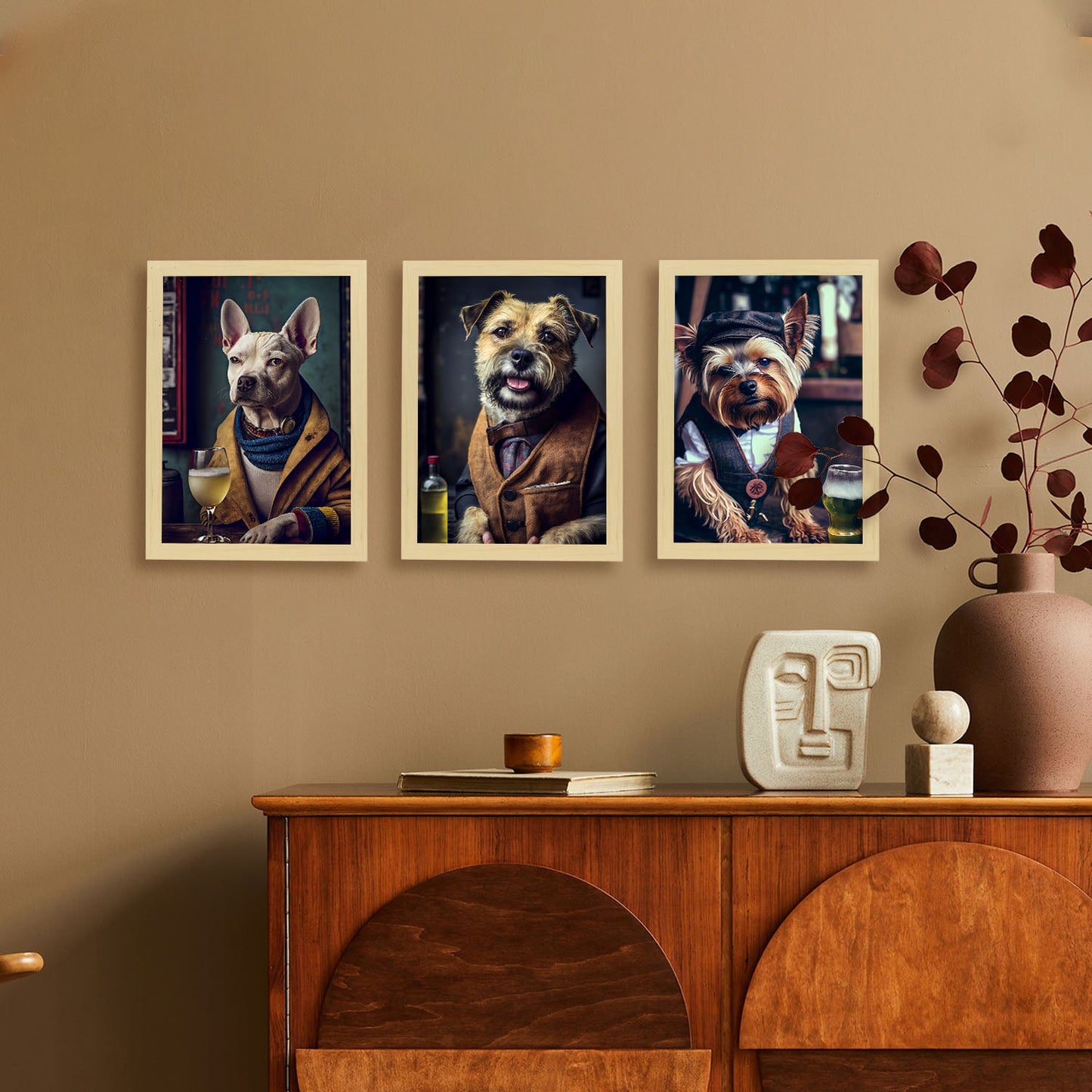 Fun Realistic Illustrations of Animals in human clothing Interior Design and Decoration Set Collection 5-Artwork-Nacnic-Nacnic Estudio SL