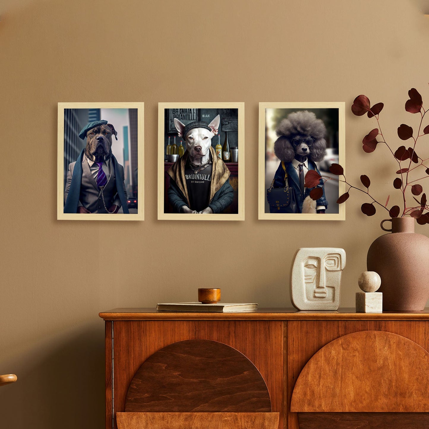 Fun Realistic Illustrations of Animals in human clothing Interior Design and Decoration Set Collection 8-Artwork-Nacnic-Nacnic Estudio SL