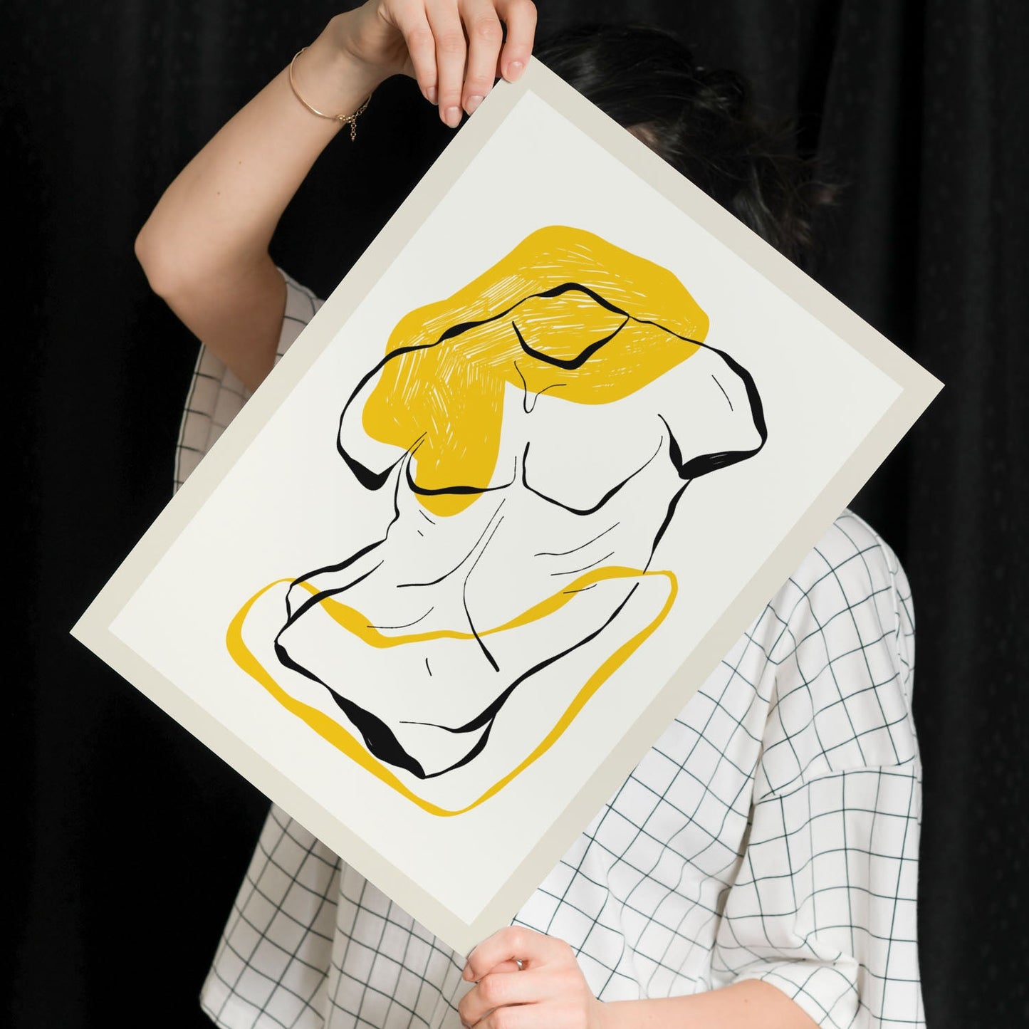 Gaddi Torso-Artwork-Nacnic-Nacnic Estudio SL