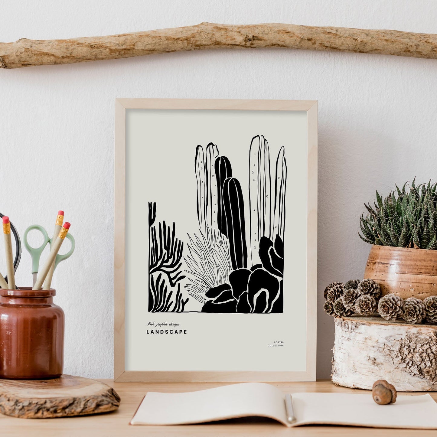Giant Cactus-Artwork-Nacnic-Nacnic Estudio SL