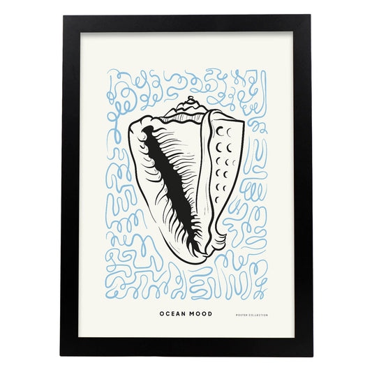 Giant conch-Artwork-Nacnic-A3-Sin marco-Nacnic Estudio SL