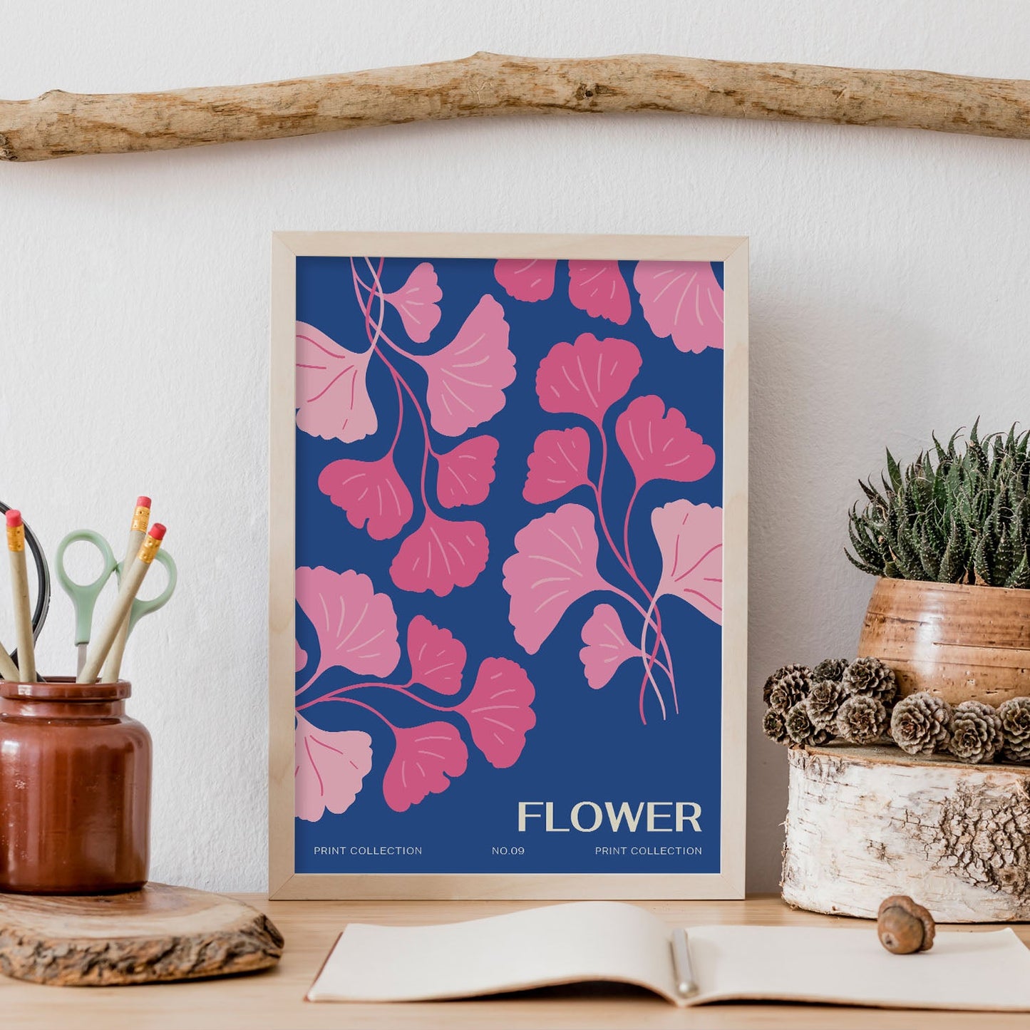 Gingko Leaves-Artwork-Nacnic-Nacnic Estudio SL