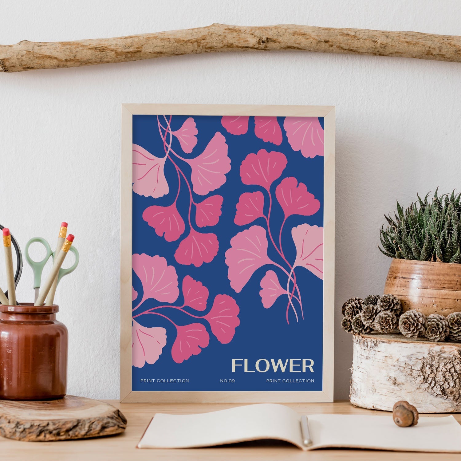 Gingko Leaves-Artwork-Nacnic-Nacnic Estudio SL